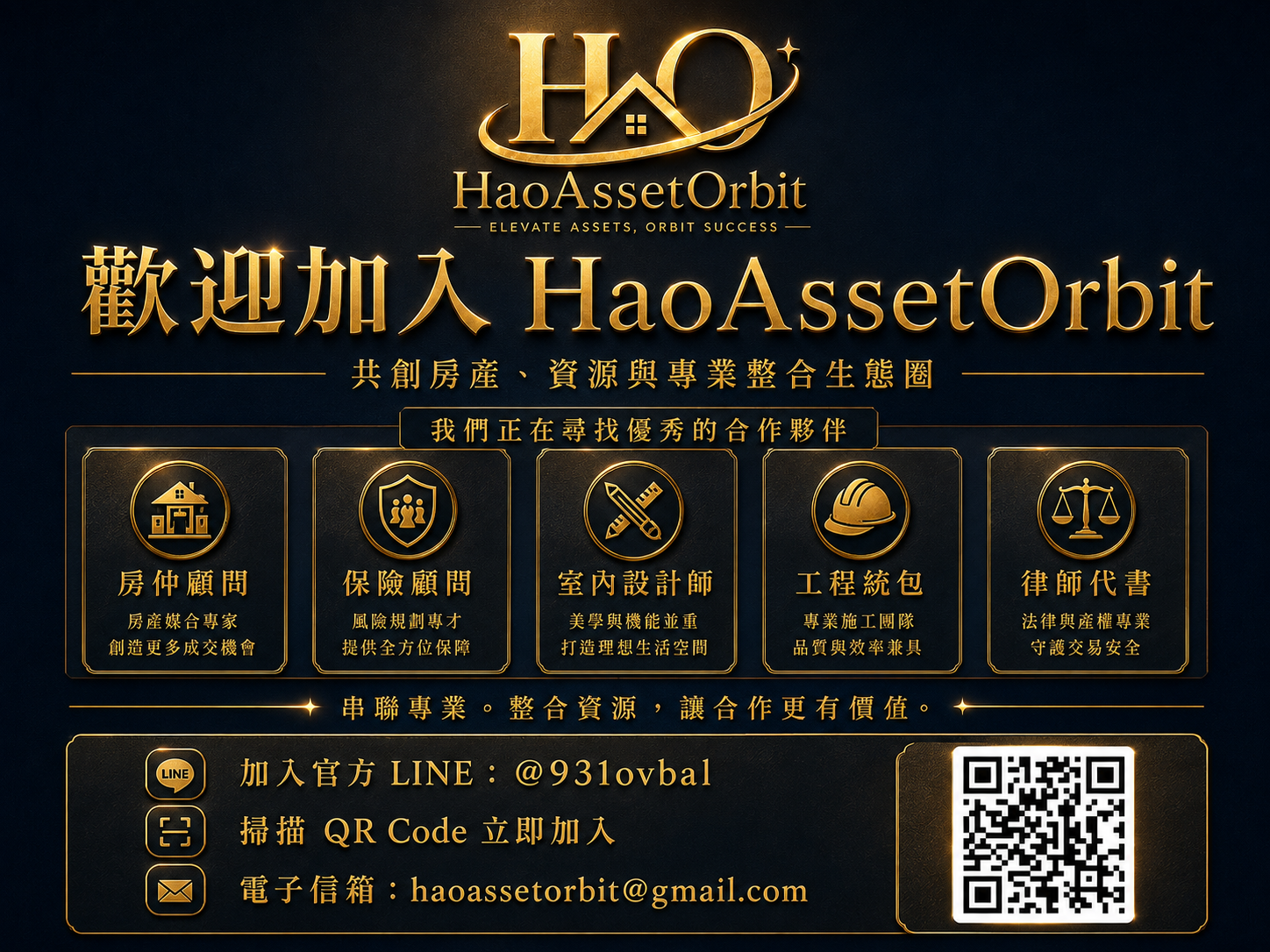 歡迎加入 Hao Asset Orbit